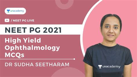 Neet Pg Preparation Ophthalmology High Yield Mcqs Dr Sudha