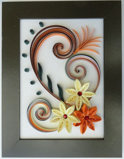 Adorno Floral Cartes Quilling En Papier Bijoux En Papier Bijoux En