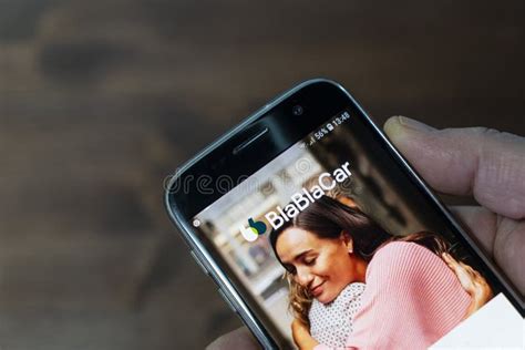 The Bla Bla Car app editorial photo. Image of apps, display - 173212936