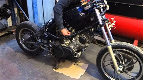 Yamaha Virago Xv750 Cafe Racer Build Youtube