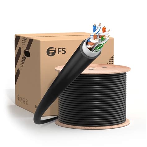 Cat6 Ethernet Solid Bulk Cable1000ft Utp 23awg Black