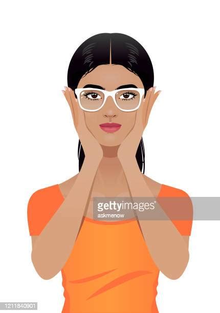 391 Happy Asian Woman White Background High Res Illustrations Getty