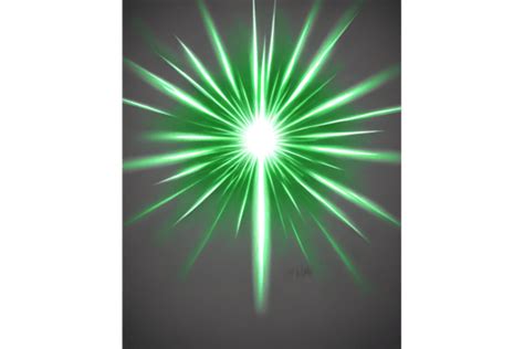 Green Light Burst Graphic By L M Dunn · Creative Fabrica