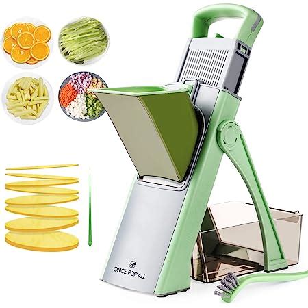 Supmakin Mandoline De Cuisine Safety Slicer Manuelle Multifonction Tous