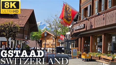 K Gstaad Saanenland Switzerland Town For International