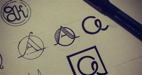 25 Inspiring Examples Of Sketching In Logo Design Personal Logo