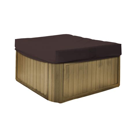 Hot Tub Cover Spa Cover 18 Oz Waterproof 100 Weather Resistant Outdoor Square Spa Cover