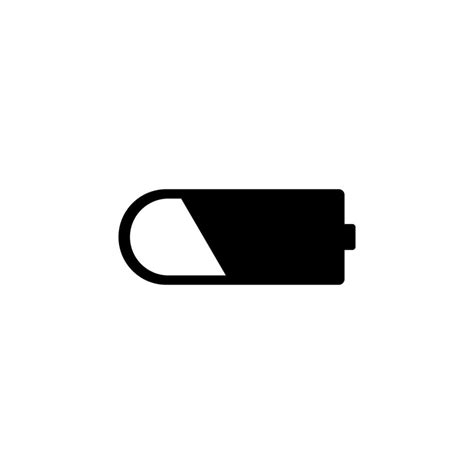 Low Battery Vector Icon Illustration 23039385 Vector Art At Vecteezy