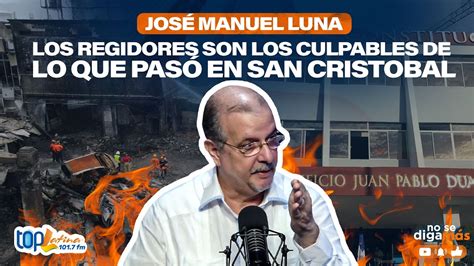 José Manuel Luna Asesor del Comisionado Especial para la