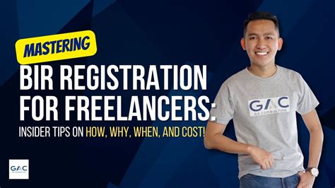 Bir Registration For Freelancers How Why When Cost Youtube