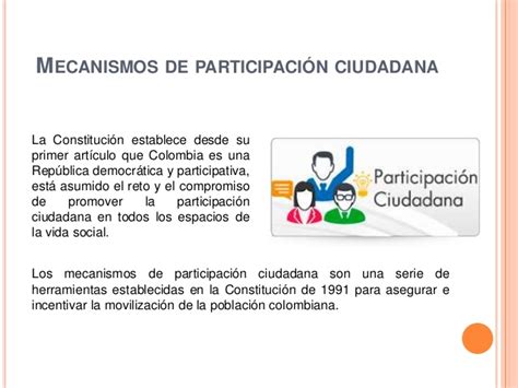 TOMi digital MECANISMOS DE PARTICIPACIÓN CIUDADANA