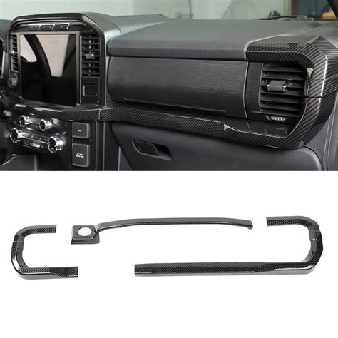 Center Console Trim Strip Decoration Cover Decal For Ford F150 F 150 2021 2022 2023 Car