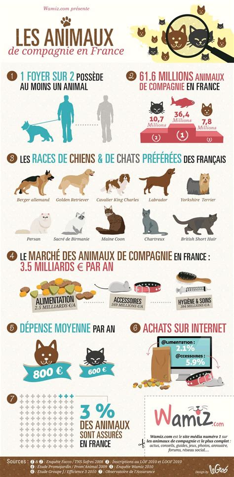 Le marché des animaux de compagnie en France Infographie Animaux de