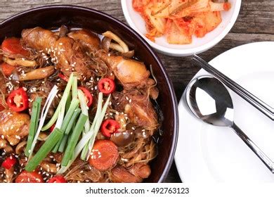 Korean Jjimdak Photos, Images and Pictures 