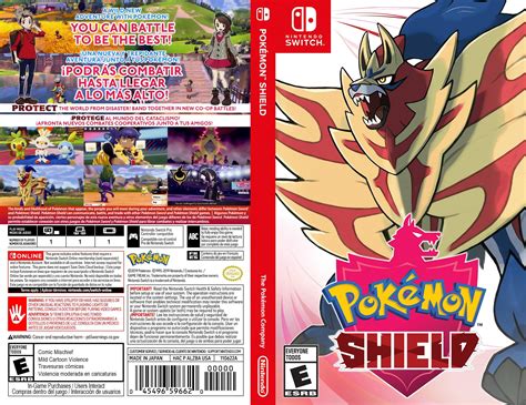 Pokemon Shield Boxart With A Shiny Zamazenta Nintendoswitchboxart