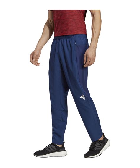 Adidas Aeroready Designed For Movement Training Pants Blue Lifestyle