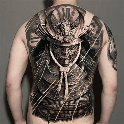 Samurai Back Tattoo Best Tattoo Ideas For Men Women