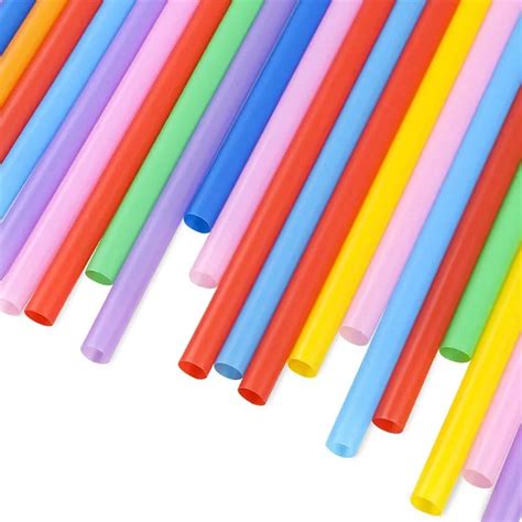 Biodegradable Black Disposable PLA Eco Plastic Straw Compostable