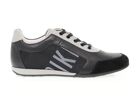 Bikkembergs Black Leather Sneakers in Black for Men - Lyst