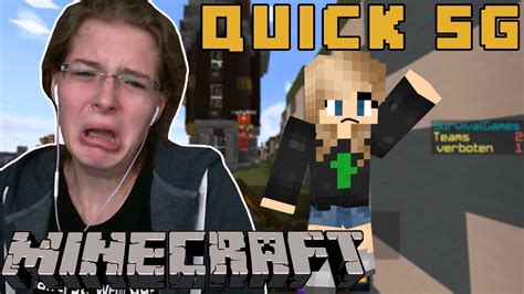 ZU NOOBIG Minecraft Quick Survival Games Facecam YouTube