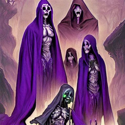 Cute Undead Purple Cloaked Liches From The Second Stable Diffusion