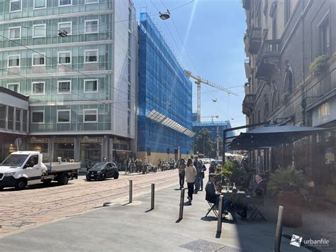 Milano Centro Storico Cantieri Corso Italia Fine Aprile 2022