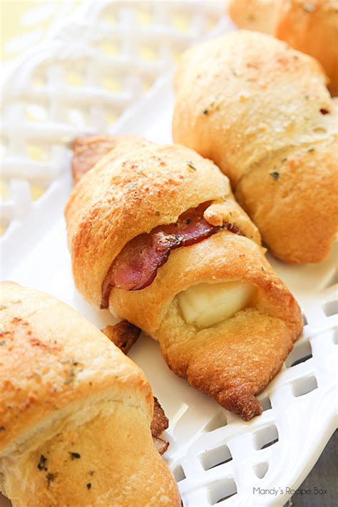 Cheesy Bacon Crescent Rolls Mandys Recipe Box