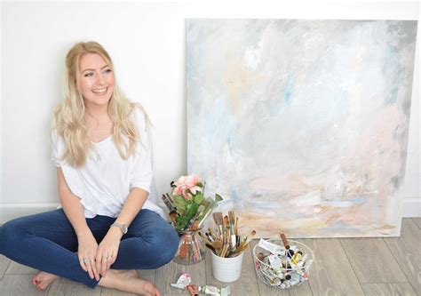 Meet The Artist — Katie Jobling Large Abstract Painting Painting