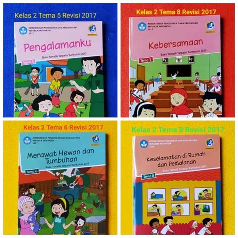 Jual Paket Buku Tematik Kelas Sd Semester Tema Tema Tema Tema