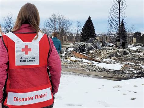 Red Cross Helping People In Disaster