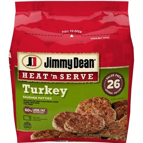 Jimmy Dean Heat N Serve Turkey Sausage Patties 239 Oz Instacart