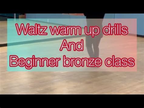 Waltz Warm Up Drills Beginner Bronze American Smooth Waltz Reverse