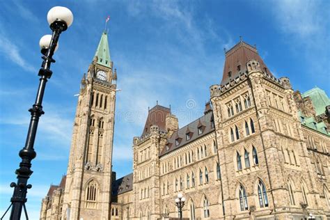 Canadian Parliament Buildings In Ottawa Canada Stock Image Image Of