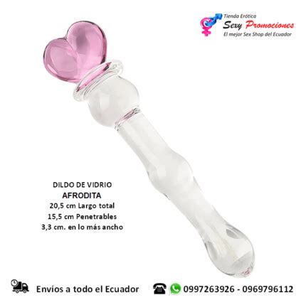 Dildo De Vidrio Coraz N Afrodita Importadora Er Tica Sex Shop