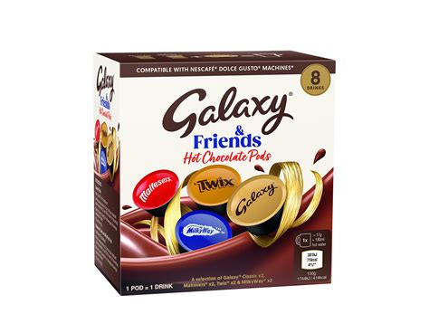 Galaxy Friends Hot Chocolate Dolce Gusto Compatible Pods Boxes X