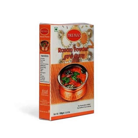 Rasam Powder Packaging Size 100 G At Rs 50 Gram In Karaikal ID