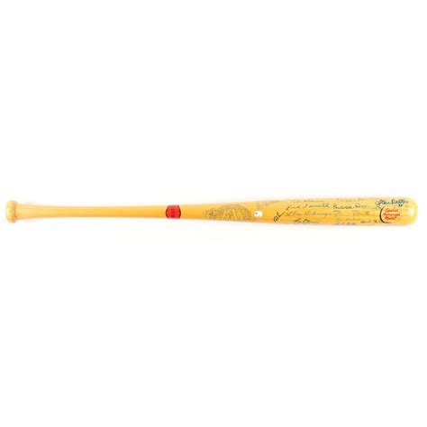 Mlb Hall Of Famers Cooperstown Bat Co Baseball Bat Signed By With