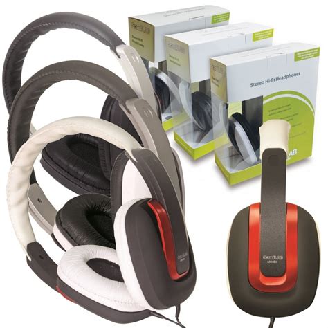 Full Size Padded Over Ear Stereo Headphones Fashion Style 2m Lead