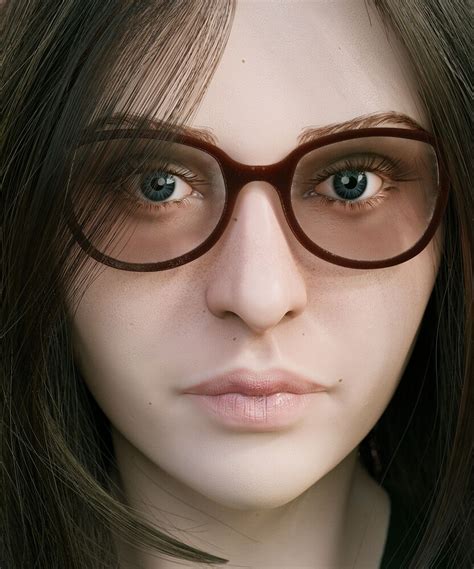 Glasses Girl Finished Projects Blender Artists Community