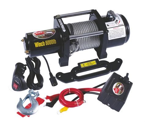 6000 LB 12V Off Road, 4x4 Recovery Winch / Auto Winches