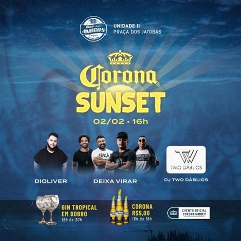 Corona Sunset Em Montes Claros Sympla