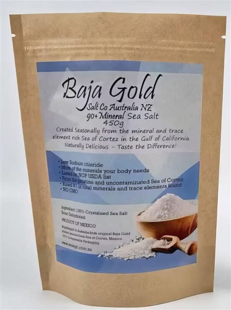 Bajagold Fine Sea Salt Seaagri Solutions Australia Nz Bajagold Fine