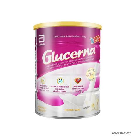 Sữa Bột Abbott Glucerna Hương Vani Hộp 850g Minh Cầu Mart Siêu thị