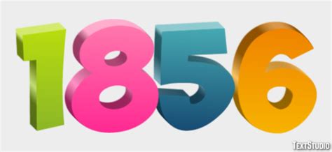 text effect  logo design number textstudio