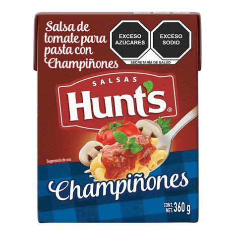 Salsa Para Pasta Hunts De Tomate Con Champi Ones G Walmart