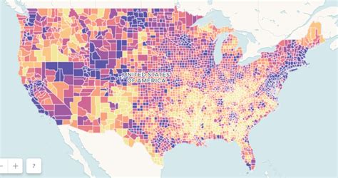 See Map Of All U S Counties By Median Household Income