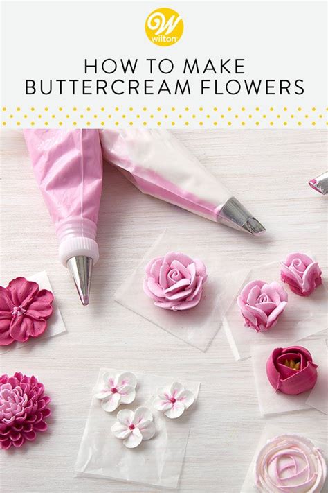 How To Make Beautiful Buttercream Flowers Wilton Cake Decorating