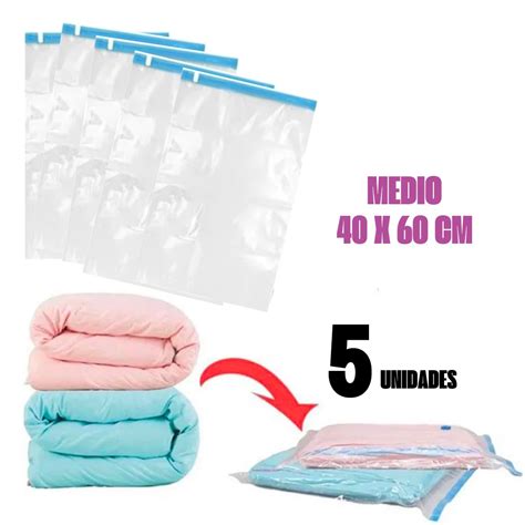 Kit Un Saco V Cuo Para Viagem Arrumar Mala X Cm Organizador