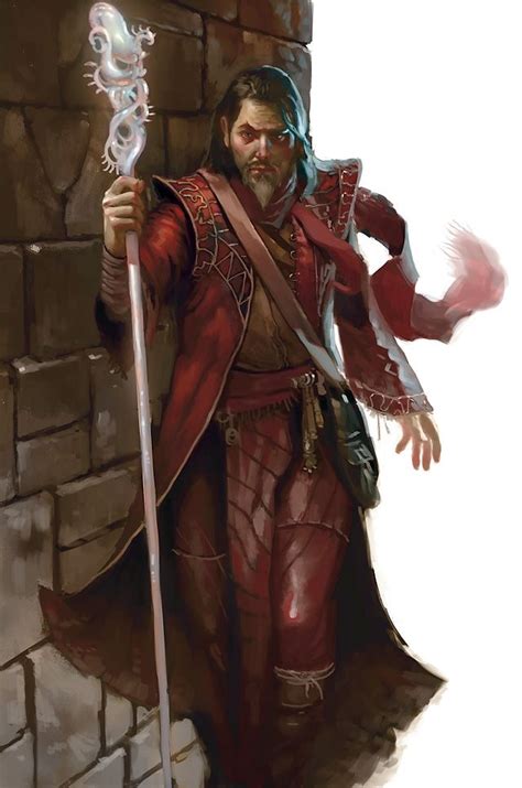 Male Wizard Mage Sorcerer Dandd Pinterest Wizards Red And Special A