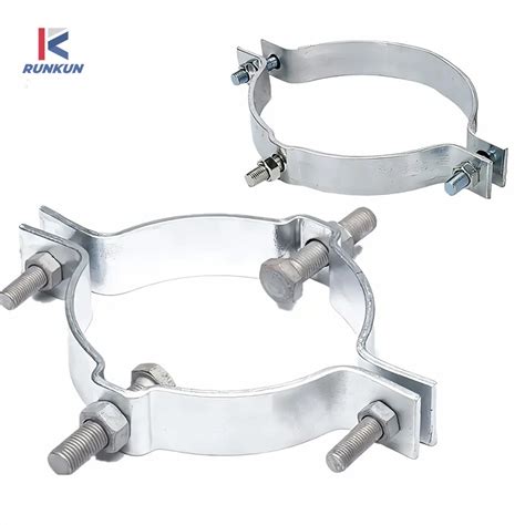 Hot Dip Galvanized Tube Clamps Beam Clamp Hold Hoop Bolt Hoop Iron